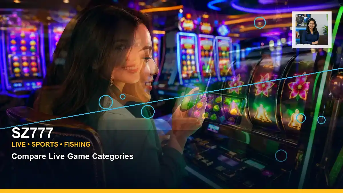 SZ777 layered collage duo online slot games highlighting mobile-friendly casino play