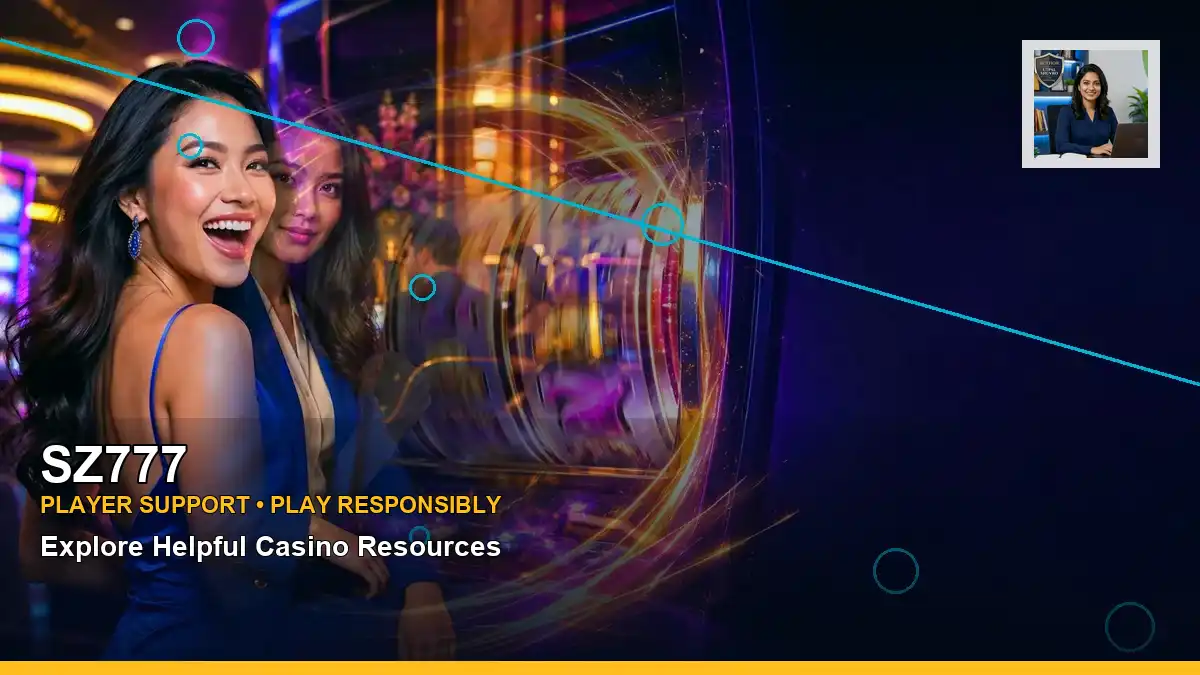 SZ777 left-framed mobile casino first deposit rewards highlighting mobile-friendly casino play