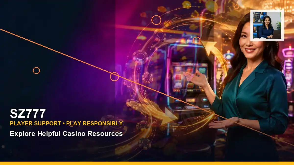 SZ777 right-framed casino cashback rewards highlighting mobile-friendly casino play